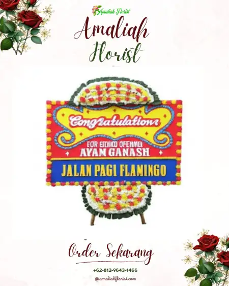 Sewa Papan Bunga Senangsari